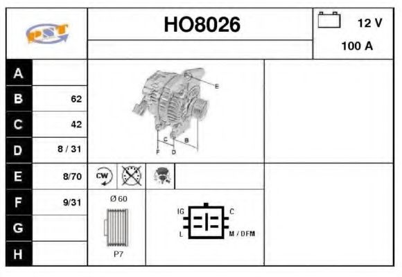 Генератор SNRA HO8026