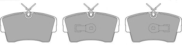 Комплект тормозных колодок, дисковый тормоз FREMAX FBP-0678