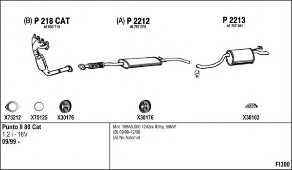 Система выпуска ОГ FENNO FI300