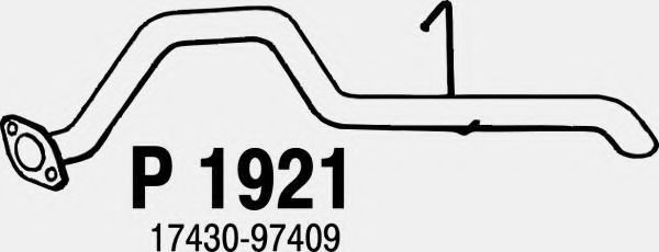 Труба выхлопного газа FENNO 1921