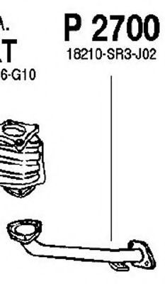 Труба выхлопного газа FENNO 2700
