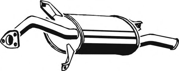 Глушитель выхлопных газов конечный ASMET 26.002