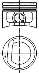 Поршень KOLBENSCHMIDT 94772600