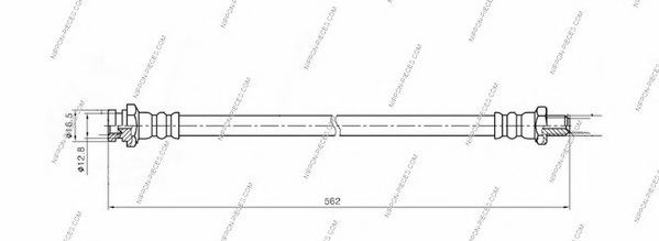 Тормозной шланг NPS N370N68