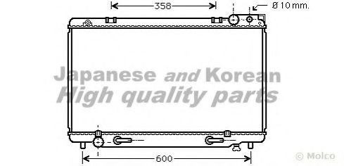 Радиатор, охлаждение двигателя ASHUKI T553-06