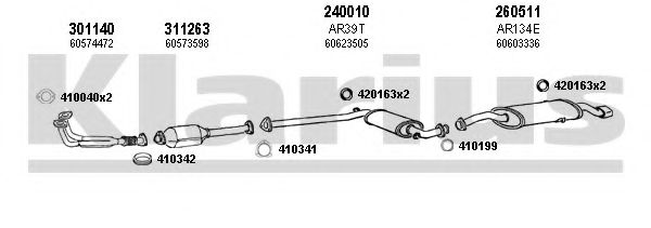 Система выпуска ОГ KLARIUS 030119E