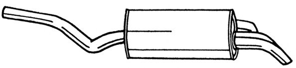 Глушитель выхлопных газов конечный SIGAM 35609