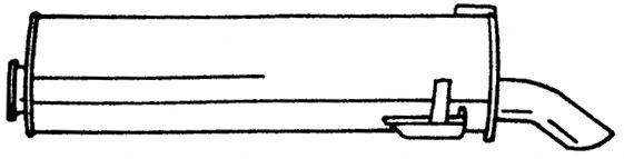 Глушитель выхлопных газов конечный SIGAM 45643