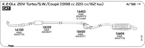 Система выпуска ОГ SIGAM LA107