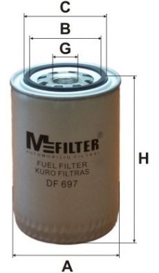 Топливный фильтр MFILTER DF 697