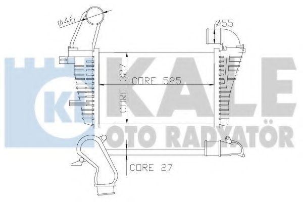 Интеркулер KALE OTO RADYATÖR 345900