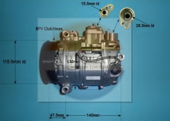 Компрессор, кондиционер AUTO AIR GLOUCESTER 140039