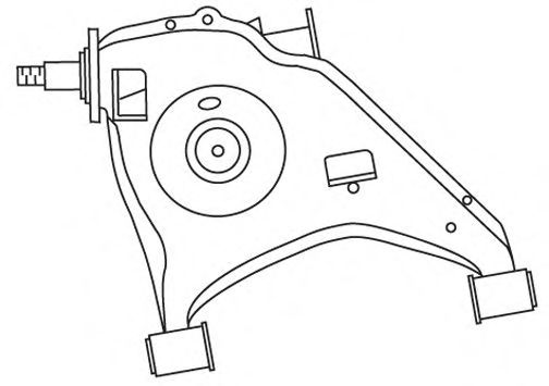 Рычаг независимой подвески колеса, подвеска колеса FRAP 2451