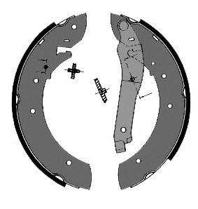 Комплект тормозных колодок VEMA 84284