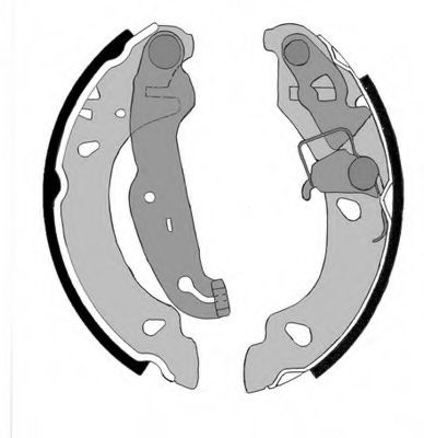 Комплект тормозных колодок VEMA 84807