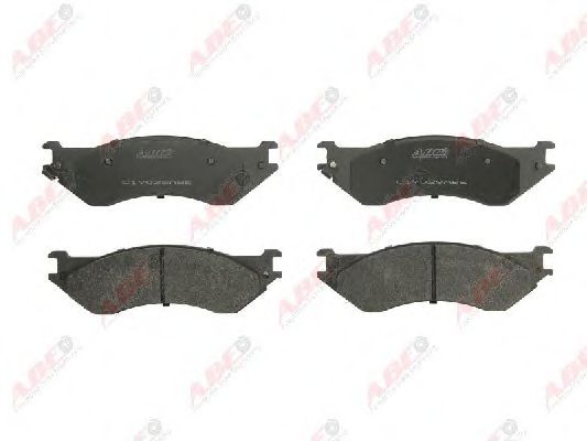 Комплект тормозных колодок, дисковый тормоз BENDIX D966