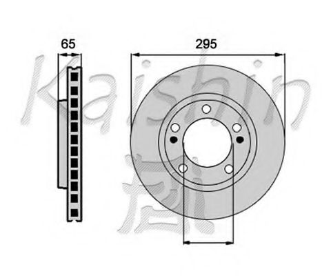 Тормозной диск KAISHIN CBR243