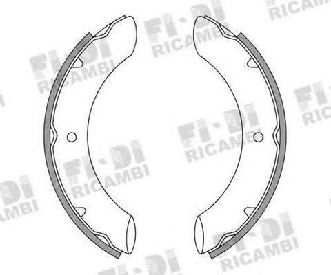 Комплект тормозных колодок KAISHIN K2221