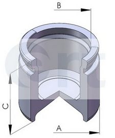 Поршень, корпус скобы тормоза ERT 150282-C