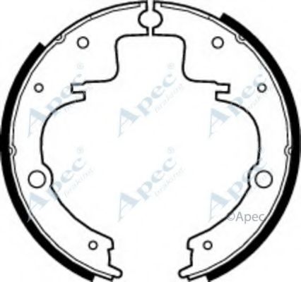 Тормозные колодки APEC braking SHU181