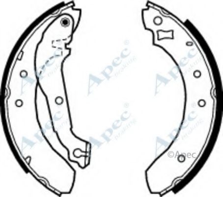 Тормозные колодки APEC braking SHU325