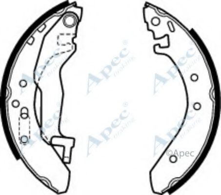 Тормозные колодки APEC braking SHU468