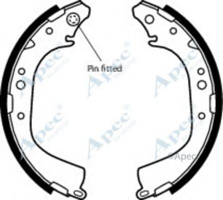 Тормозные колодки APEC braking SHU497