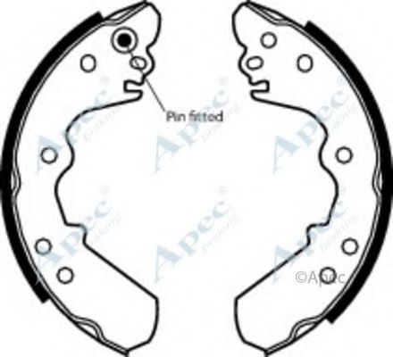 Тормозные колодки APEC braking SHU507