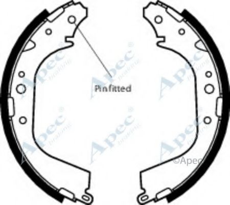 Тормозные колодки APEC braking SHU547