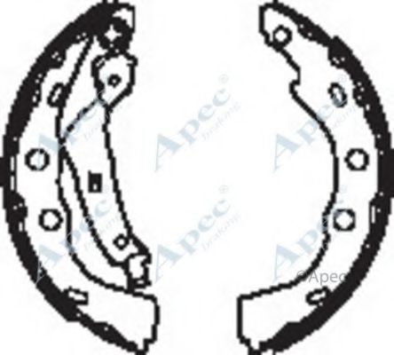 Тормозные колодки APEC braking SHU709