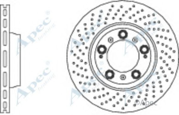 Тормозной диск APEC braking DSK3110