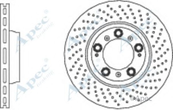 Тормозной диск APEC braking DSK3111