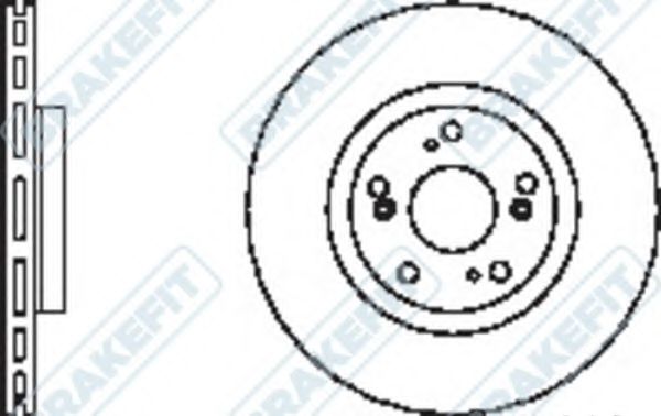 Тормозной диск APEC braking DK6242