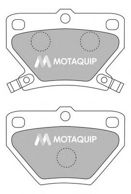 Комплект тормозных колодок, дисковый тормоз MOTAQUIP LVXL1013