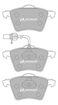 Комплект тормозных колодок, дисковый тормоз MOTAQUIP LVXL1130