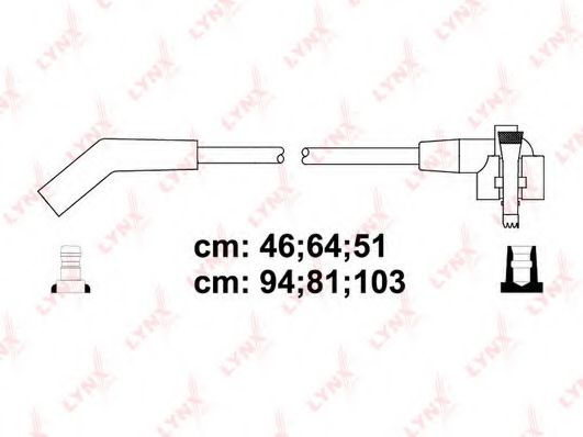 Комплект проводов зажигания LYNXauto SPC3027