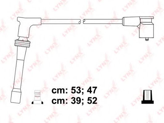 Комплект проводов зажигания LYNXauto SPC4613