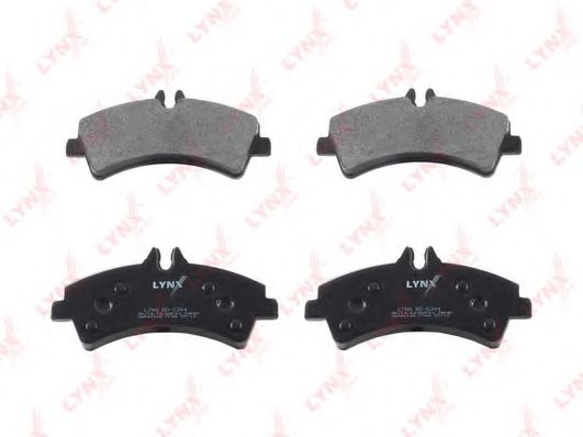 Комплект тормозных колодок, дисковый тормоз LYNXauto BD5344