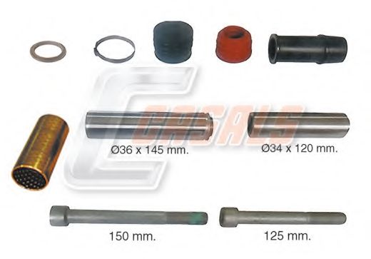 Ремкомплект, тормозной суппорт CASALS MD416