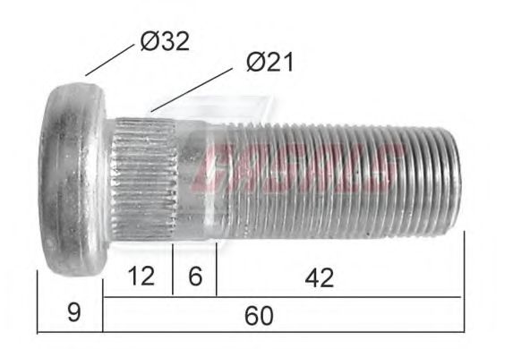 Болт крепления колеса CASALS 21514