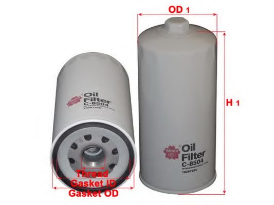 Масляный фильтр SAKURA  Automotive C8504