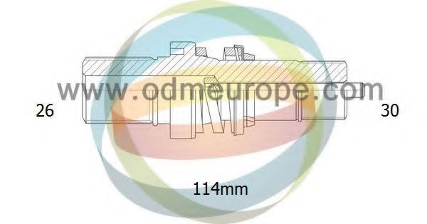 Полуосевой вал, дифференциал ODM-MULTIPARTS 16-210050