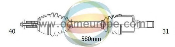 Приводной вал ODM-MULTIPARTS 18-011860