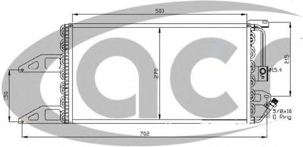 Конденсатор, кондиционер ACR 300534