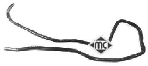 Шланг радиатора Metalcaucho 08327