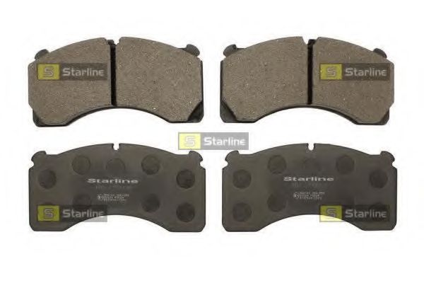 Комплект тормозных колодок, дисковый тормоз STARLINE BD T018