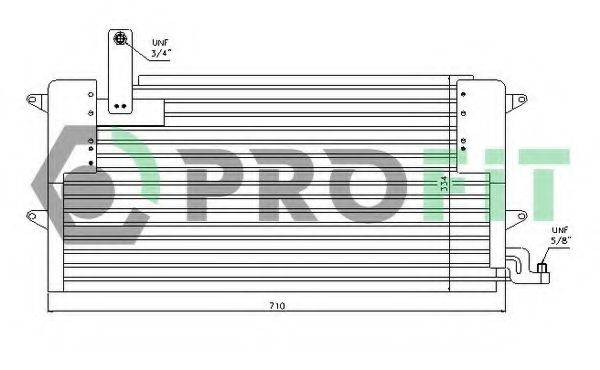 Конденсатор, кондиционер PROFIT PR 9555C1