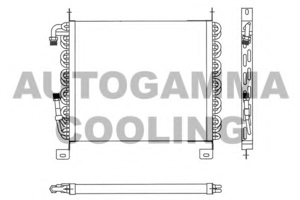 Конденсатор, кондиционер AUTOGAMMA 101760