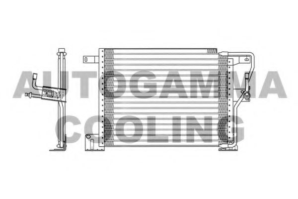 Конденсатор, кондиционер AUTOGAMMA 102621