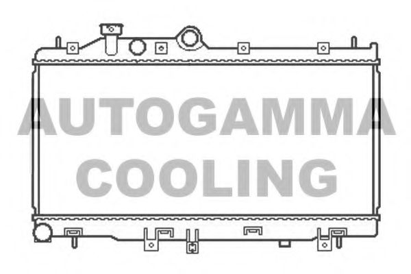Радиатор, охлаждение двигателя AUTOGAMMA 105813